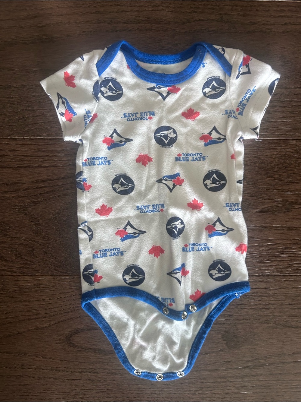 Toronto Blue Jays Size 6 month Baby Bodysuit